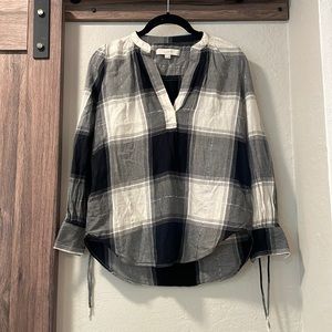 Loft Pop-Over Flannel